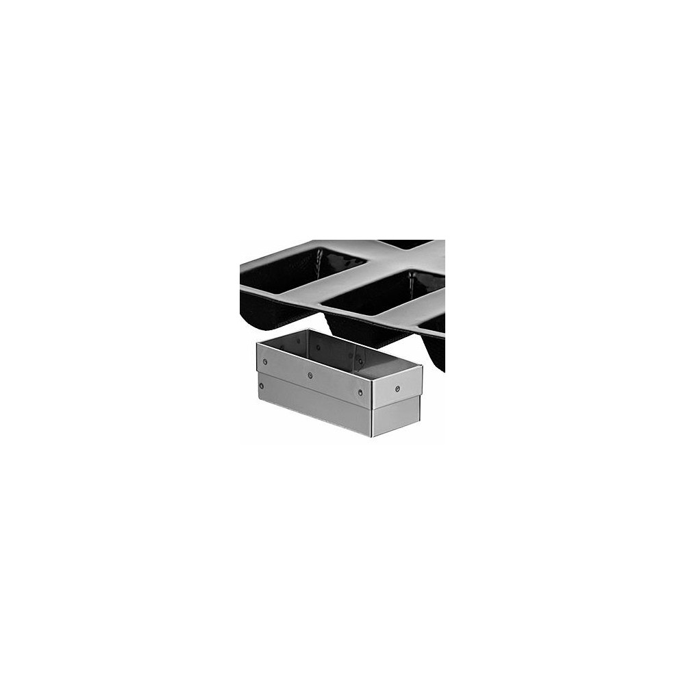 Вырубка для форм Flexipan, прямоугольник, H 3,5 см, L 9,5 см, W 4 см, сталь нержавеющая, MATFER