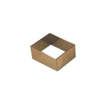 Вырубка кондитерская прямоугольник, H 3 см, L 6,1 см, W 5 см, сталь нержавеющая, MATFER