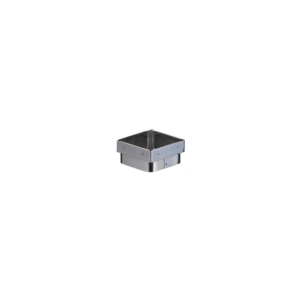 Вырубка для форм Flexipan, квадрат, L 7 см, W 7 см, сталь нержавеющая, MATFER
