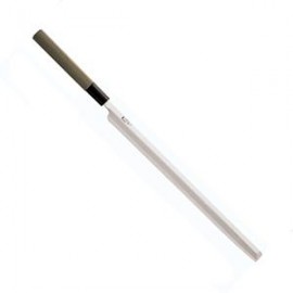 Нож тако для сашими, L 43 см, W 2,5 см,  сталь нержавеющая, дерево, Paderno