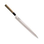 Нож янагиба для сашими, L 36 см, W 3,5 см,  сталь нержавеющая, дерево, Paderno