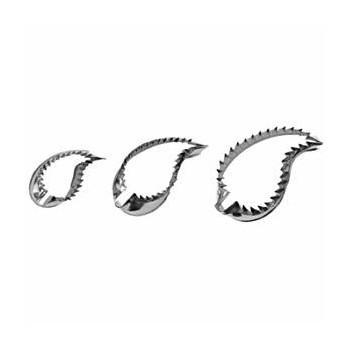 Набор ножей для декоративной нарезки овощей, 3 шт, L 11 см, W 4 см,  сталь нержавеющая, Paderno