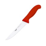 Нож обвалочный красная ручка, L 29 см, W 3 см,  сталь нержавеющая, Paderno