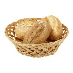 Корзина для хлеба, D 23 см, H 7 см, полиротанг, Paderno