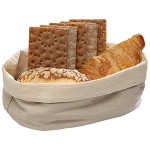 Корзина для хлеба овальная , H 7 см, L 20 см, W 15 см, хлопок, Paderno