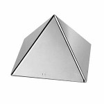 Форма кондитерская пирамида, H 12,5 см, L 15 см, W 15 см, сталь нержавеющая, Paderno