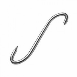 Крюк для мяса, H 4,5 см, L 11,5 см, W 5 см, сталь нержавеющая, Paderno