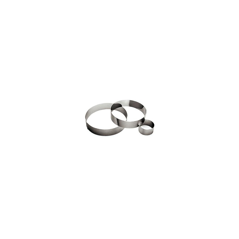 Кольцо кондитерское, D 22 см, H 4,5 см,  сталь нержавеющая, Paderno