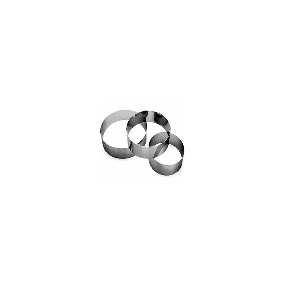 Кольцо кондитерское, D 7 см, H 9 см,  сталь нержавеющая, Paderno