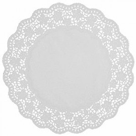 Настольные бумажные подкладки кружевные 100 шт, D 36 см, Pap Star