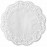 Настольные бумажные подкладки кружевные 100 шт, D 32 см, Pap Star