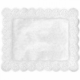 Настольные бумажные подкладки прямоугольные 100 шт, L 30 см, W 40 см, Pap Star