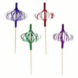 Фонарик на палочке, 50шт, L 19,3 см, дерево, Pap Star