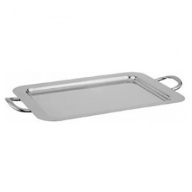 Поднос прямоугольный с ручками, L 50 см, W 33 см, сталь нержавеющая, Pintinox