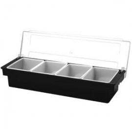 Контейнер для фруктов 4 отделения ''Prohotel'', H 9 см, W 16 см, абс-пластик, полипропилен, ProHotel bar accessories