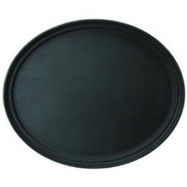 Поднос овальный, H 3,5 см, L 73,5 см, W 60 см, стеклопластик, прорезиненный, ProHotel bar accessories