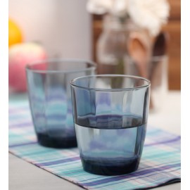 Низкий стакан, 390 мл, D 9 см, H 10,3 см, стекло, цвет синий, Pulsar, Bormioli Rocco