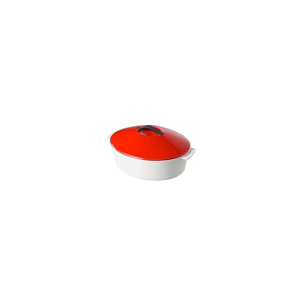 Жаровня керамическая Revolution, для любых плит и духовки, 4.2 л, 36 х 26 см, красный, REVOL
