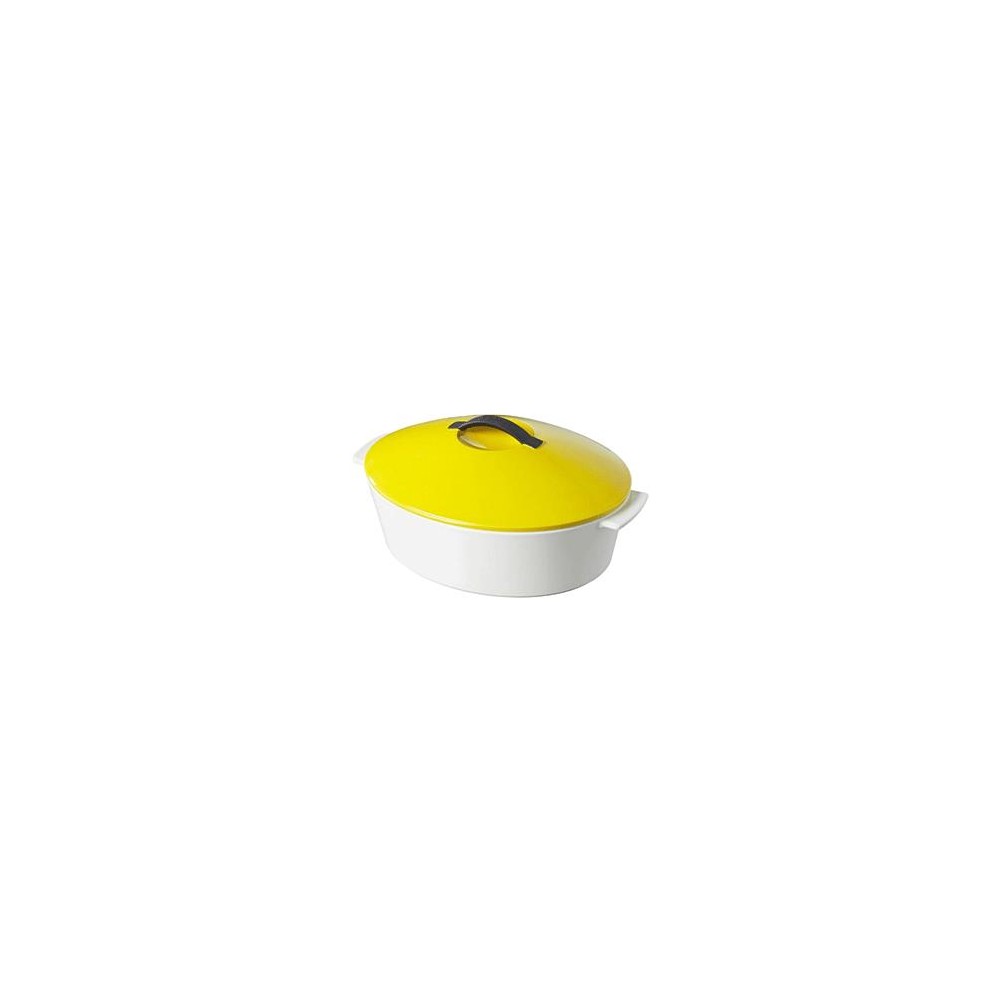 Жаровня керамическая Revolution, для любых плит и духовки, 4.2 л, 36 х 26 см, желтый, REVOL