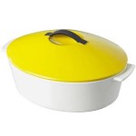 Жаровня керамическая Revolution, для любых плит и духовки, 4.2 л, 36 х 26 см, желтый, REVOL