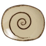 Тарелка мелкая с узором, L 15,5 см, серия Terramesa бежевый, Steelite