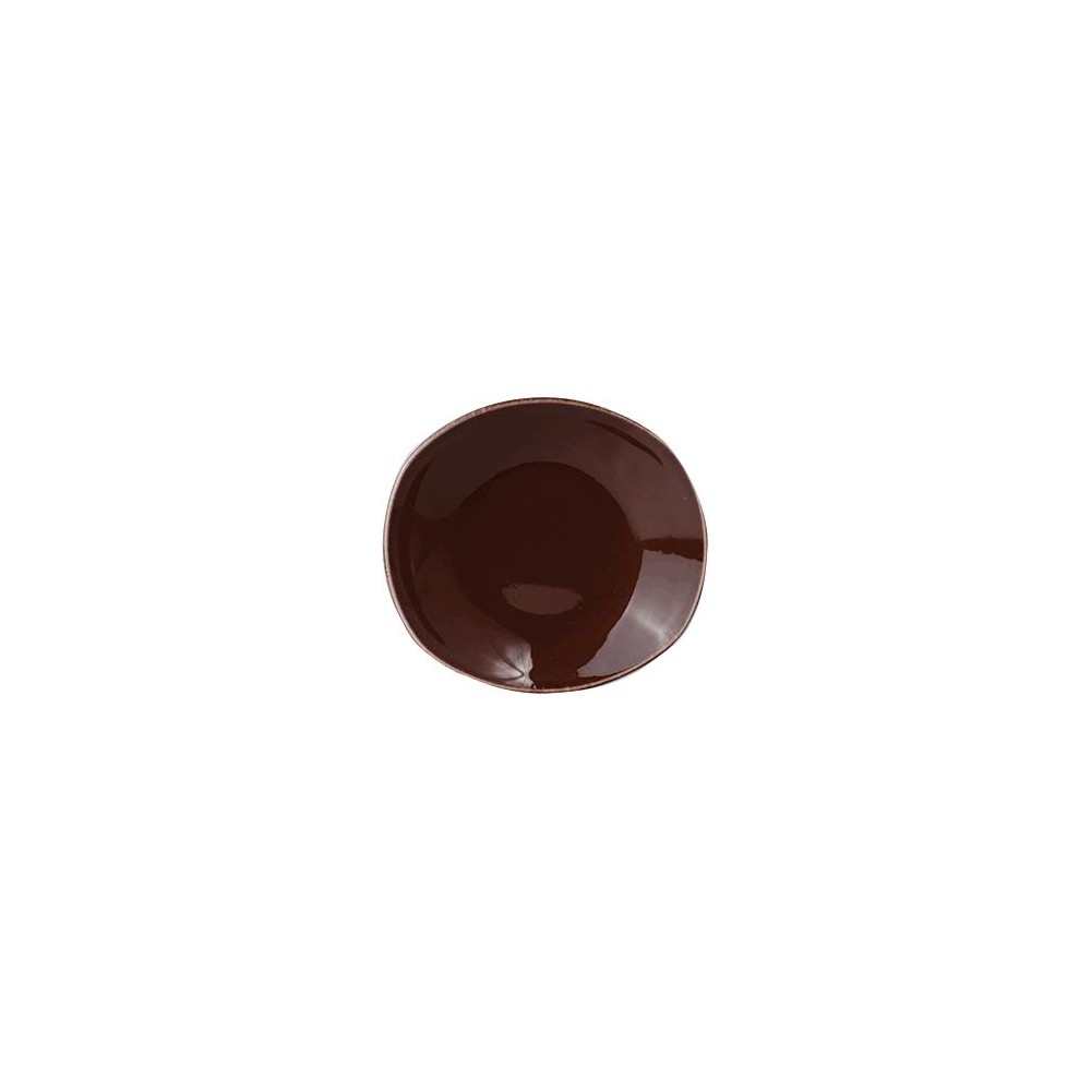Тарелка глубокая овальная, H 4 см, L 21 см, W 19,5 см, серия Terramesa коричневый, Steelite