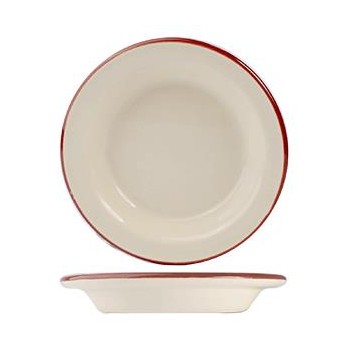 Тарелка глубокая ''Ivory Claret'', 250 мл, D 21 см, H 3,5 см, Steelite