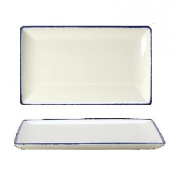 Блюдо для закусок Blue Dapple прямоугольное, 33 х 19 см, Steelite