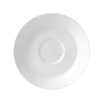 Блюдце «Монако»; фарфор; D=15, H=2см; белый