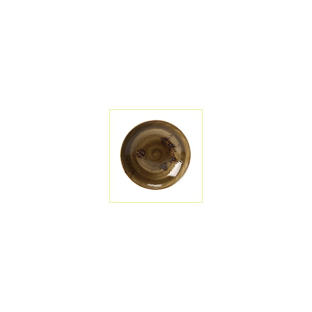 Салатник «Craft», 1000 мл, D 25,5 см, H 3,5 см, коричневый, Steelite