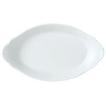 Блюдо для запекания овальное «Simplicity White», 350 мл, H 4 см, L 30,7 см, W 17,7 см, Steelite