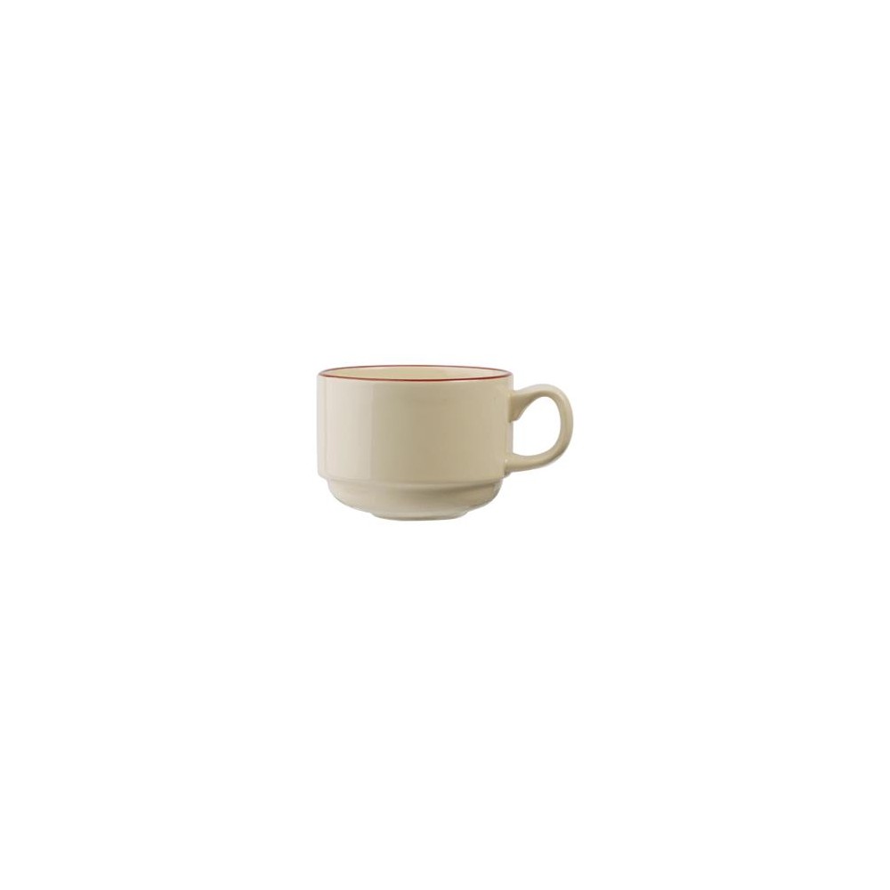 Чашка кофейная ''Ivory Claret'', 100 мл, D 6,5 см, L 8,5 см, Steelite