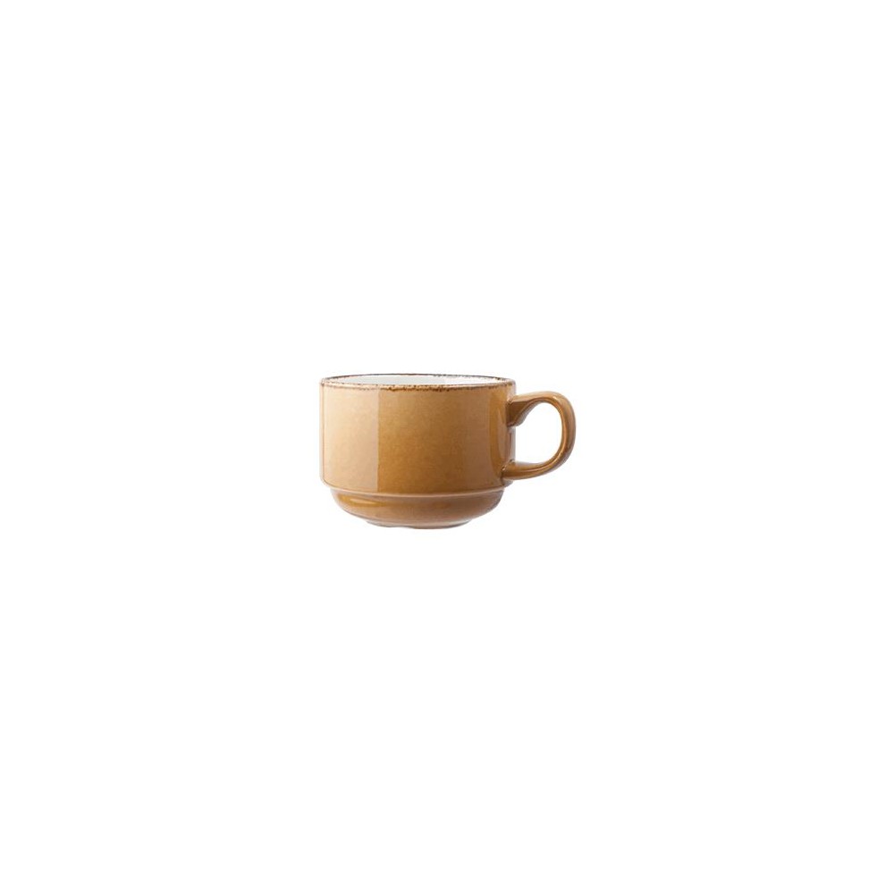 Чашка чайная, 225 мл, D 8 см, H 6 см, L 11,2 см, серия Terramesa медовый, Steelite