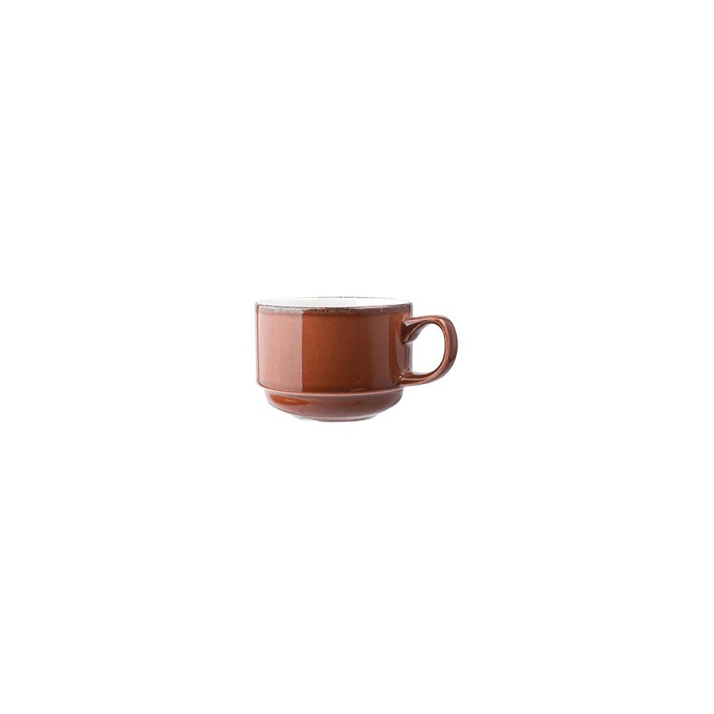 Чашка чайная, 225 мл, D 8 см, H 6 см, серия Terramesa коричневый, Steelite