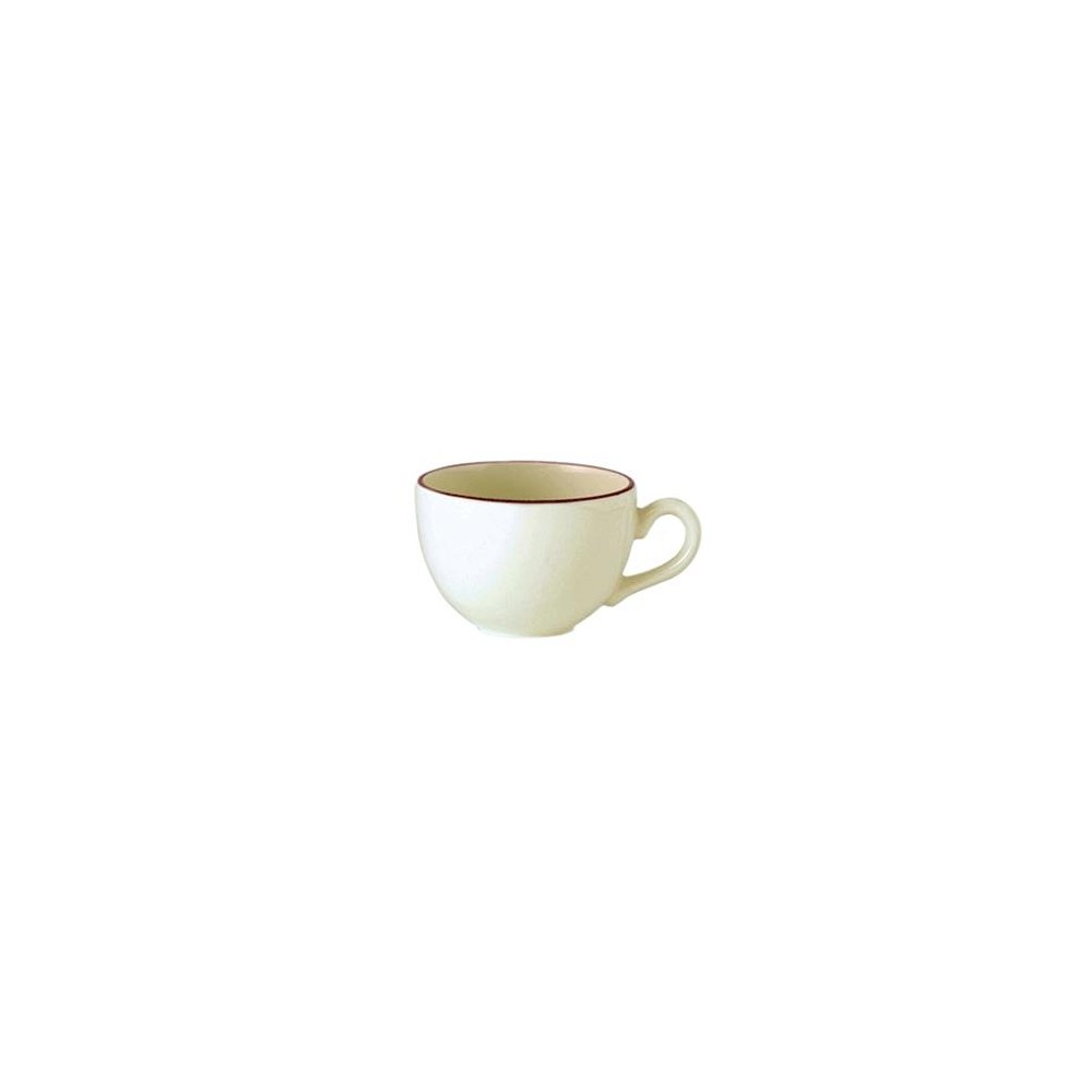 Чашка чайная ''Ivory Claret'', 340 мл, D 10 см, H 7 см, L 13 см, Steelite