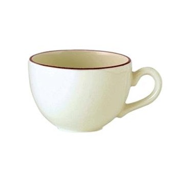 Чашка чайная ''Ivory Claret'', 340 мл, D 10 см, H 7 см, L 13 см, Steelite