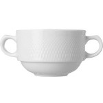 Чашка бульонная «Портофино»; фарфор; 360мл; D=105, H=70, L=115мм; белый