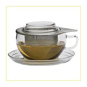 Набор для чая 4 предмета  «Tea Time», 530 мл, H 7,3 см, L 16,2 см, W 15,6 см, Trendglas, Венгрия