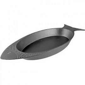 Сковорода для запекания и подачи рыбы, H 3,8 см, L 32 см, W 13 см,  чугун, Wells