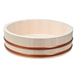 Кадка для риса хангири, D 30 см, H 7,5 см,  дерево, WEST HONEST
