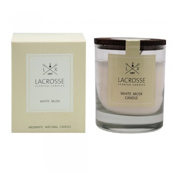 Ароматическая свеча в стекле «белый мускус», Ambientair