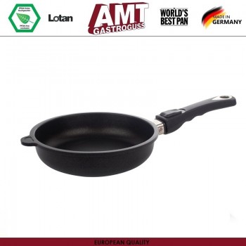 Антипригарная сковорода Diamond Crystal для плиты и духовки, D 20 см, H 5 см, съемная ручка, Lotan, AMT