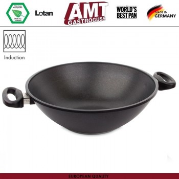 Антипригарный вок Diamond Induction с 2 ручками, D 32 см, H 11 см, индукционное дно, AMT