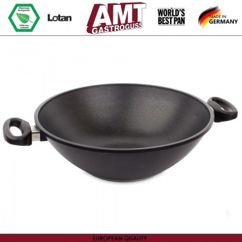Антипригарный вок с 2 ручками, D 32 см, H 11 см, AMT