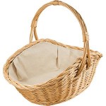 Корзина для хлеба, L 66 см, W 40 см, H 24 см, дерево, хлопок, Kesper