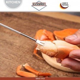Вилки для раков, лобстеров, 4 штуки, сталь 18/10, Kuchenprofi