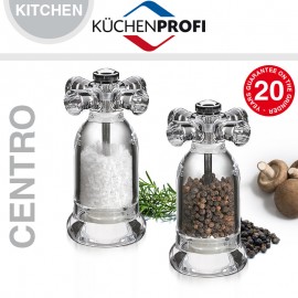 Мельница для соли "Centro", H 14,5 см, акрил, Kuchenprofi
