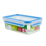 Герметичный контейнер для хранения CLIP & CLOSE, прямоугольный, 1 л, L 19,7 см, W 13,6 см, H 7,2 см, пищевой Emsa