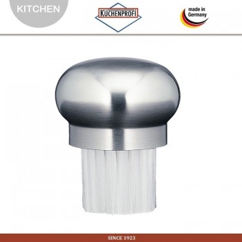 Щетка для грибов, картофеля, нержавеющая сталь 18/10, Kuchenprofi