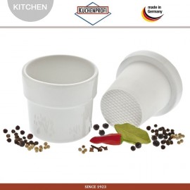 Ступка с пестиком D 8.5 см, H 9 см, фарфор, Kuchenprofi, Германия Ступка с пестиком D 8.5 см, H 9 см, фарфор, Kuchenprofi, Германия
